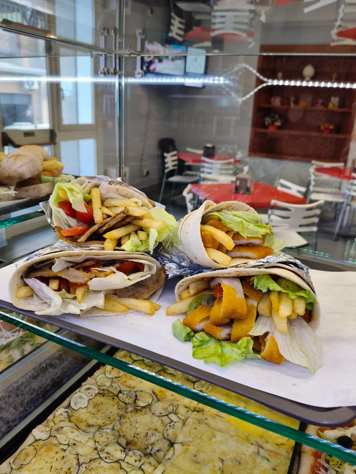Piadine farcite con patatine